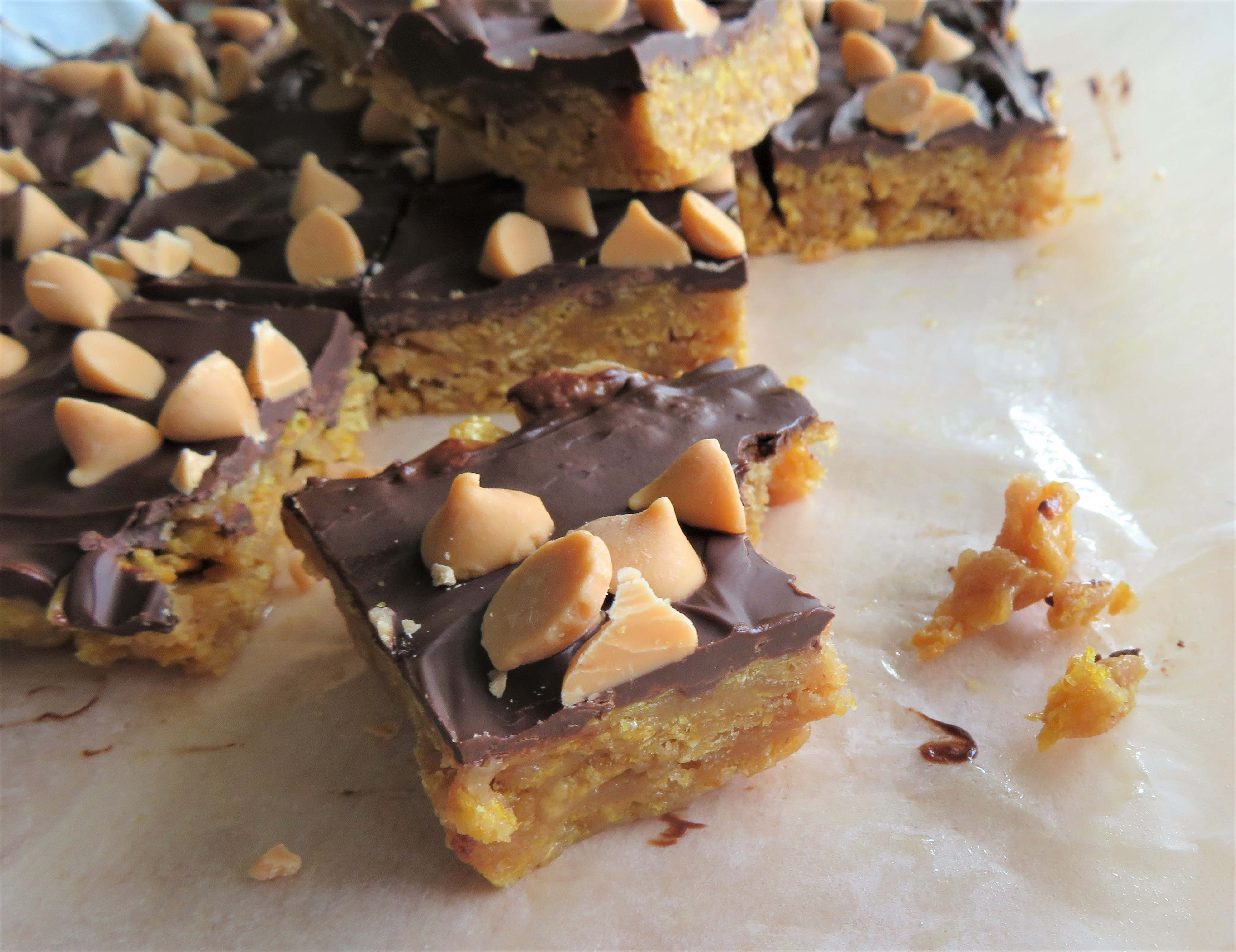 Cornflake peanut sale butter bars